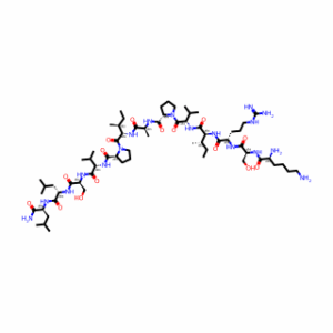 L-Leucinamide, L-lysyl-L-seryl-L-arginyl-L-isoleucyl-L-valyl-L-prolyl-L-alanyl-L-isoleucyl-L-prolyl-L-valyl-L-seryl-L-leucyl-