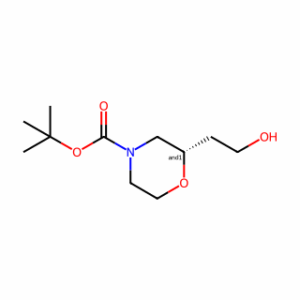 tert-Butyl 2-(2-hydroxyethyl);morpholine-4-carboxylate