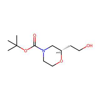 tert-Butyl 2-(2-hydroxyethyl);morpholine-4-carboxylate
