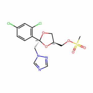 (cis-2-((1H-1,2,4-triazol-1-yl)methyl)-2-(2,4-dichlorophenyl)-1,3-dioxolan-4-yl)methyl methanesulfonate
