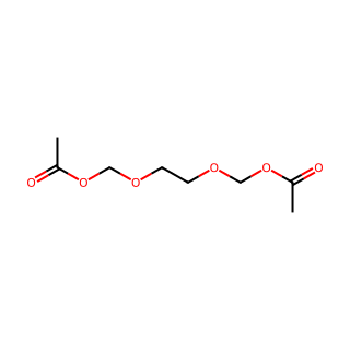 (Ethane-1,2-diylbis(oxy))bis(methylene) diacetate
