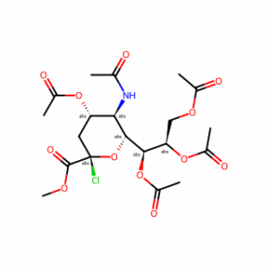(1S,2R)-1-((2R,3R,4S,6R)-3-Acetamido-4-Acetoxy-6-Chloro-6-(Methoxycarbonyl)Tetrahydro-2H-Pyran-2-Yl)Propane-1,2,3-Triyl Triacetate