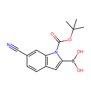 (1-(Tert-Butoxycarbonyl)-6-Cyano-1H-Indol-2-Yl)Boronic Acid
