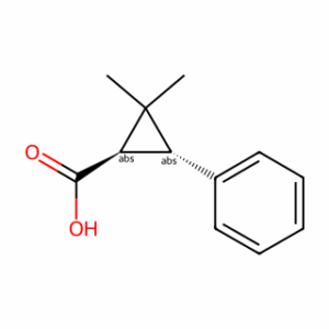 Trans-2,2-dimethyl-3-phenylcyclopropanecarboxylic acid