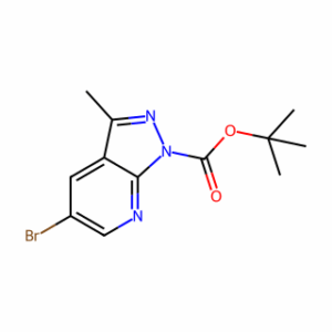 tert-Butyl 5-bromo-3-methyl-1H-pyrazolo[3，4-b]pyridine-1-carboxylate
