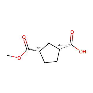 (1R,3S)-rel-3-(Methoxycarbonyl)cyclopentanecarboxylic acid