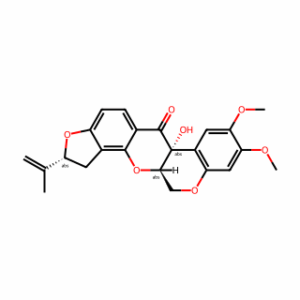 (2R,6aR,12aR)-1,2,12,12a-Tetrahydro-6a-hydroxy-8,9-dimethoxy-2-(1-methylethenyl)[1]benzopyrano[3,4-b]furo[2,3-h][1]benzopyran-6(6aH)-one