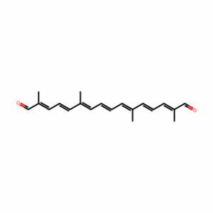 (2E,4E,6E,8E,10E,12E,14E)-2,6,11,15-Tetramethylhexadeca-2,4,6,8,10,12,14-heptaenedial