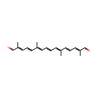 (2E,4E,6E,8E,10E,12E,14E)-2,6,11,15-Tetramethylhexadeca-2,4,6,8,10,12,14-heptaenedial