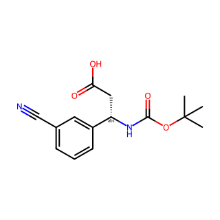 (S)-3-((tert-Butoxycarbonyl)amino)-3-(3-cyanophenyl)propanoic acid
