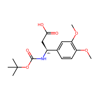 (S)-3-((tert-Butoxycarbonyl)amino)-3-(3,4-dimethoxyphenyl)propanoic acid