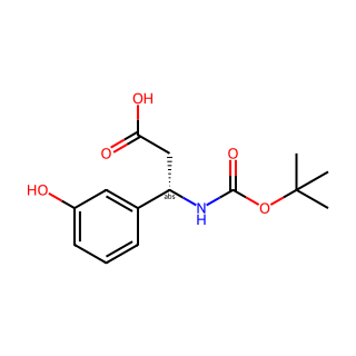 (S)-3-((tert-Butoxycarbonyl)amino)-3-(3-hydroxyphenyl)propanoic acid