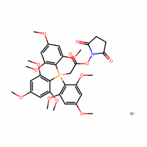 (2-((2,5-Dioxopyrrolidin-1-yl)oxy)-2-oxoethyl)tris(2,4,6-trimethoxyphenyl)phosphonium bromide