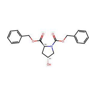 (2S,4R)-Dibenzyl 4-Hydroxypyrrolidine-1,2-Dicarboxylate