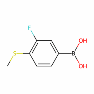 (3-Fluoro-4-(methylthio)phenyl)boronic acid