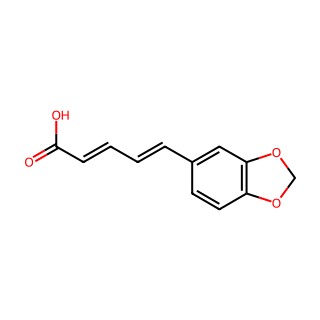 (2E,4E)-5-(1,3-benzodioxol-5-yl)-2,4-pentadienoic acid