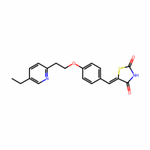 (5Z)-5-[[4-[2-(5-Ethyl-2-pyridinyl)ethoxy]phenyl]methylene]-2,4-thiazolidinedione