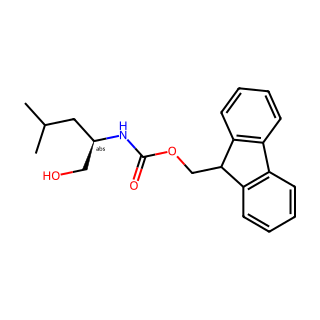(R)-(9H-Fluoren-9-yl)methyl (1-hydroxy-4-methylpentan-2-yl)carbamate