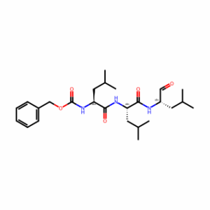 L-Leucinamide, N-[(phenylmethoxy)carbonyl]-L-leucyl-N-[(1S)-1-formyl-3-methylbutyl]-