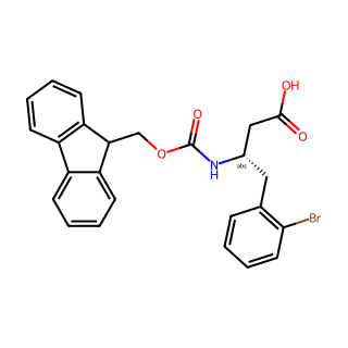 (S)-3-((((9H-Fluoren-9-yl)methoxy)carbonyl)amino)-4-(2-bromophenyl)butanoic acid