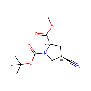 (2S,4R)-1-tert-Butyl 2-methyl 4-cyanopyrrolidine-1,2-dicarboxylate