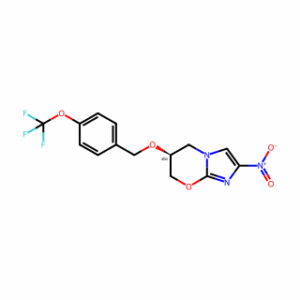 (6S)-6,7-Dihydro-2-nitro-6-[[4-(trifluoromethoxy)phenyl]methoxy]-5H-imidazo[2,1-b][1,3]oxazine