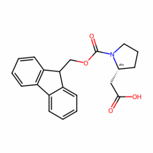 (R)-2-(1-(((9H-Fluoren-9-yl)methoxy)carbonyl)pyrrolidin-2-yl)acetic acid
