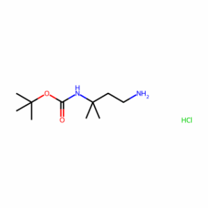 tert-Butyl (4-amino-2-methylbutan-2-yl)carbamate hydrochloride