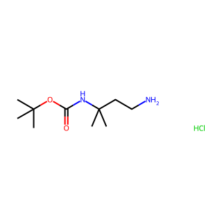 tert-Butyl (4-amino-2-methylbutan-2-yl)carbamate hydrochloride