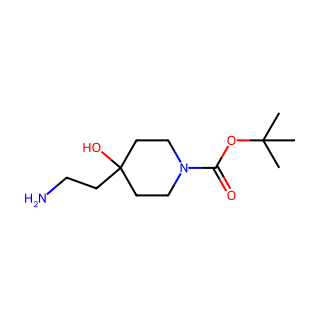 tert-butyl 4-(2-aminoethyl)-4-hydroxypiperidine-1-carboxylate