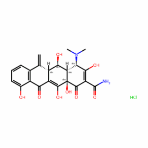 (4S,4aR,5S,5aR,12aS)-4-(Dimethylamino)-3,5,10,12,12a-pentahydroxy-6-methylene-1,11-dioxo-1,4,4a,5,5a,6,11,12a-octahydrotetracene-2-carboxamide hydrochloride