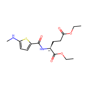 (S)-DIETHYL 2-(5-(METHYLAMINO)THIOPHENE-2-CARBOXAMIDO)PENTANEDIOATE