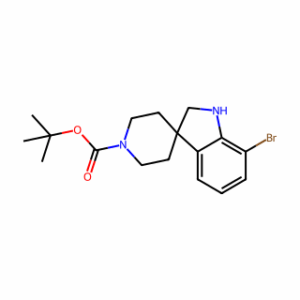 tert-Butyl 7-bromospiro[indoline-3,4′-piperidine]-1′-carboxylate