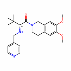 (2S)-1-(3,4-Dihydro-6,7-dimethoxy-2(1H)-isoquinolinyl)-3,3-dimethyl-2-[(4-pyridinylmethyl)amino]-1-butanone