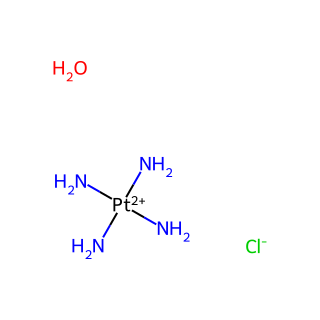 Tetraammineplatinum dichloride xhydrates