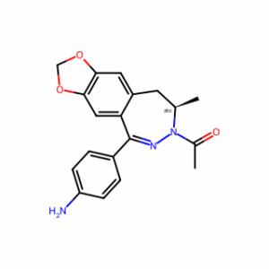 (8R)-7-Acetyl-5-(4-aminophenyl)-8,9-dihydro-8-methyl-7H-1,3-dioxolo[4,5-h][2,3]benzodiazepine