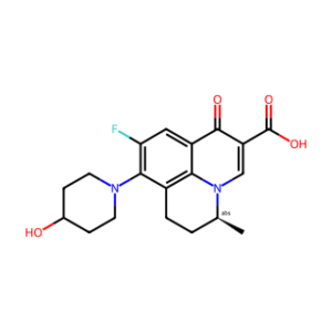 (S)-9-Fluoro-8-(4-hydroxypiperidin-1-yl)-5-methyl-1-oxo-6,7-dihydro-1H,5H-pyrido[3,2,1-ij]quinoline-2-carboxylic acid