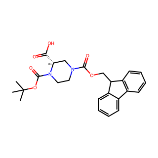 (S)-1-N-Boc-4-N-Fmoc-Piperazine2-Carboxylic Acid