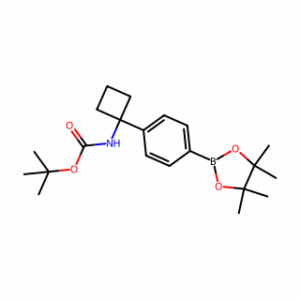 Tert-Butyl (1-(4-(4,4,5,5-Tetramethyl-1,3,2-Dioxaborolan-2-Yl)Phenyl)Cyclobutyl)Carbamate
