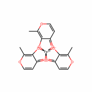 Tris[3-(hydroxy-κO)-2-methyl-4H-pyran-4-onato-κO4]iron