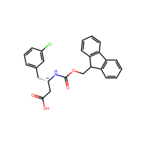 (S)-3-((((9H-Fluoren-9-yl)methoxy)carbonyl)amino)-4-(3-chlorophenyl)butanoic acid