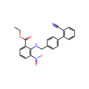 Ethyl-2-[[(2′-cyanobiphenyl-4-yl)methyl]amino]-3-nitrobenzoate