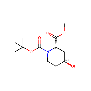 (2S,4S)-1-tert-Butyl 2-methyl 4-hydroxypiperidine-1,2-dicarboxylate