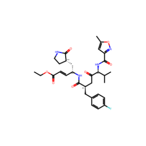 (S,E)-Ethyl 4-((2R,5S)-2-(4-fluorobenzyl)-6-methyl-5-(5-methylisoxazole-3-carboxamido)-4-oxoheptanamido)-5-((S)-2-oxopyrrolidin-3-yl)pent-2-enoate