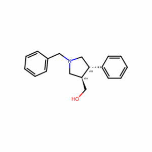 (3R,4S)-4-Phenyl-1-(phenylmethyl)-3-pyrrolidinemethanol