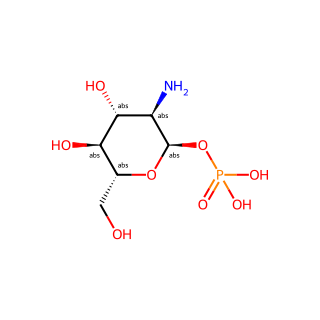 (2R,3R,4R,5S,6R)-3-Amino-4,5-dihydroxy-6-(hydroxymethyl)tetrahydro-2H-pyran-2-yl dihydrogen phosphate