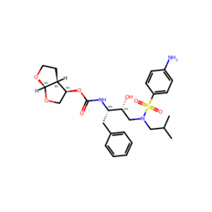 (3R,3aS,6aR)-Hexahydrofuro[2,3-b]furan-3-yl N-[(1S,2R)-3-[[(4-aminophenyl)sulfonyl](2-methylpropyl)amino]-2-hydroxy-1-(phenylmethyl)propyl]carbamate