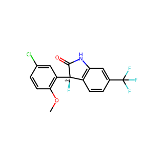 (S)-3-(5-Chloro-2-methoxyphenyl)-3-fluoro-6-(trifluoromethyl)indolin-2-one