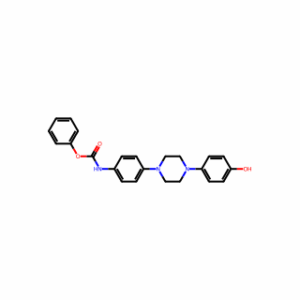 Phenyl (4-(4-(4-hydroxyphenyl)piperazin-1-yl)phenyl)carbamate