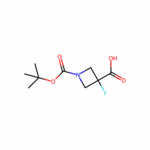 1-(tert-Butoxycarbonyl)-3-fluoroazetidine-3-carboxylic acid